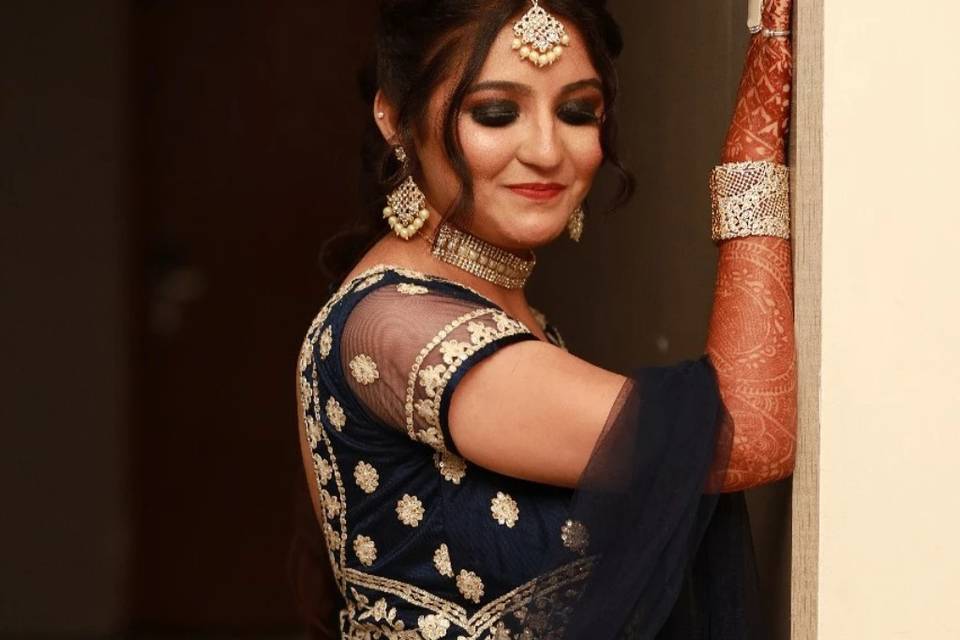 Sangeet bridal makeup