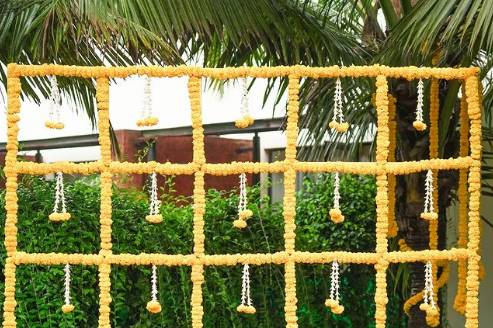 Haldi Backdrop Decor