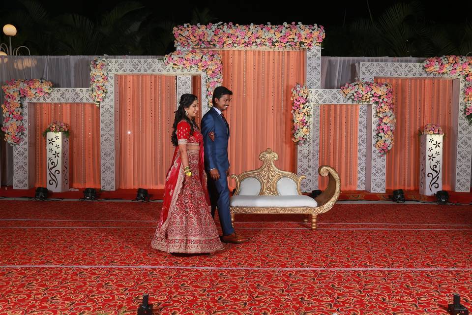 Wedding Reception on lawn
