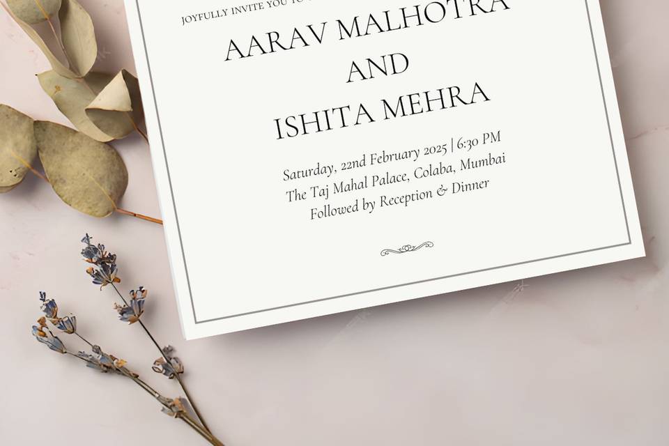Customised invite