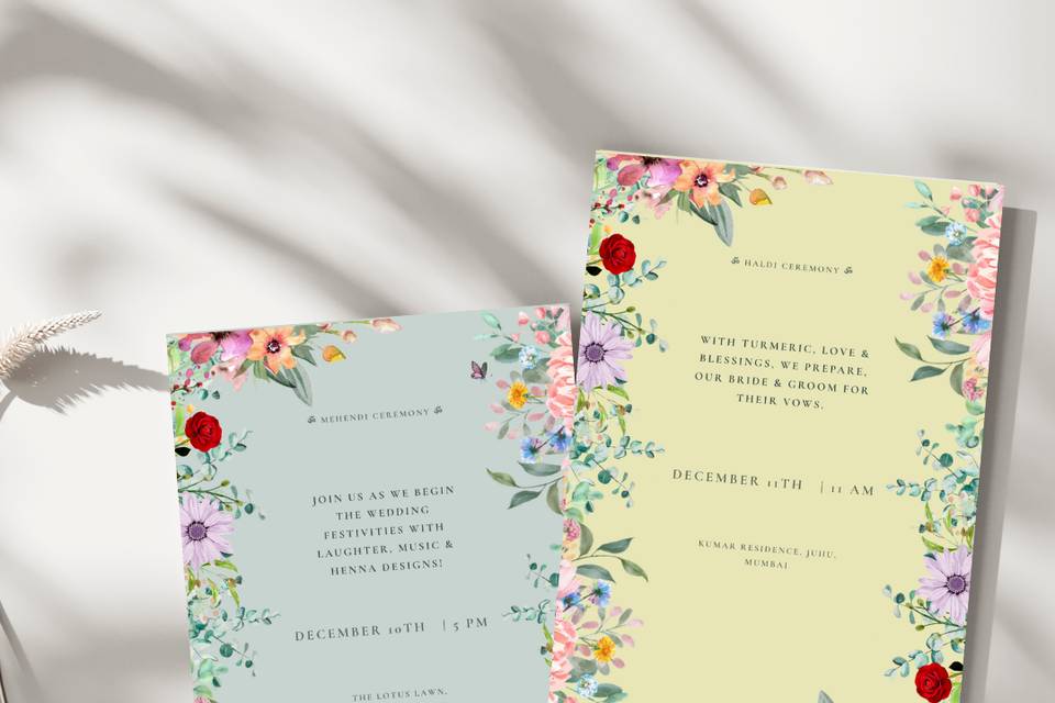 Customised invite