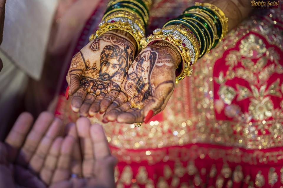 Bride mehendi