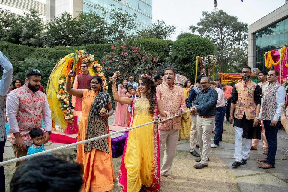 Tug of war mehendi games