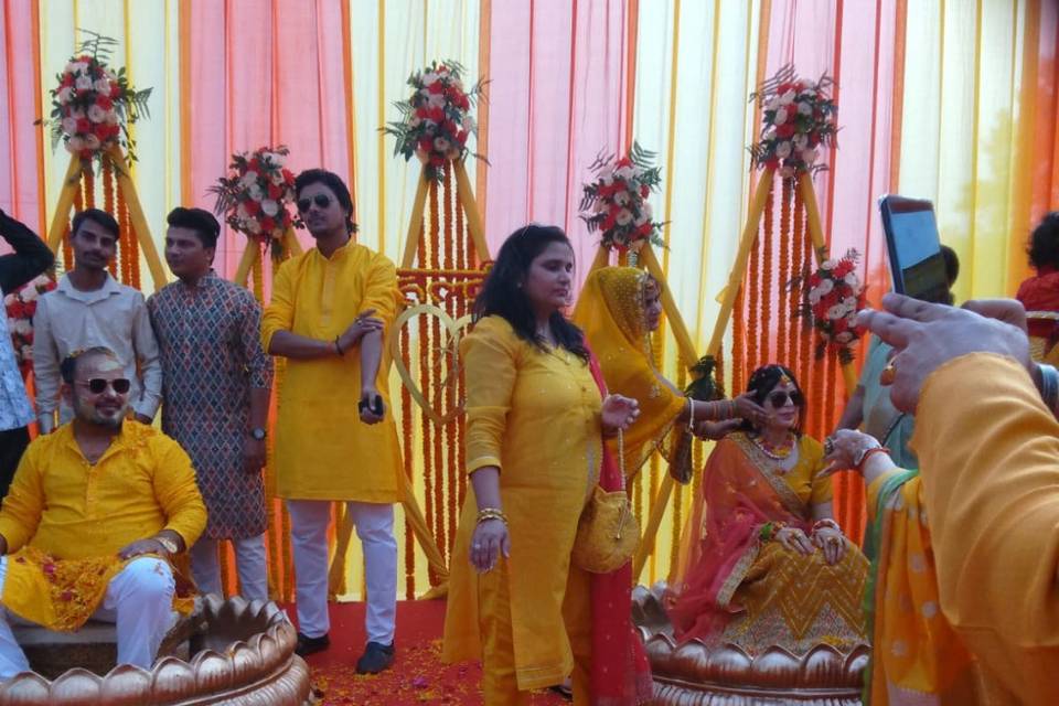 Haldi celebration