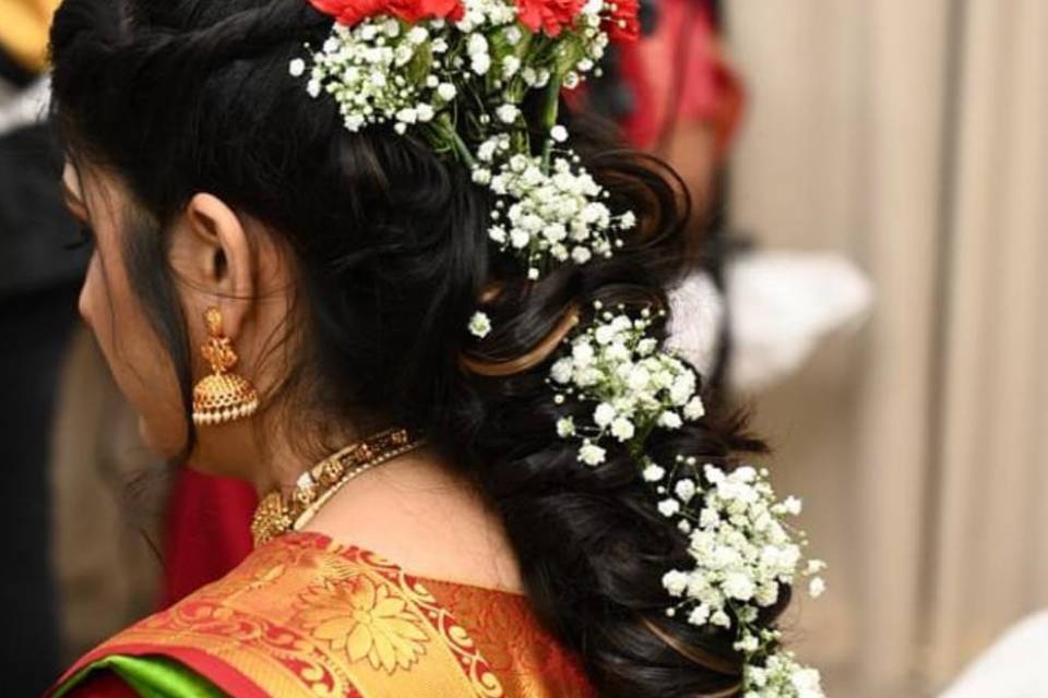 Bride Engagement hairstyle