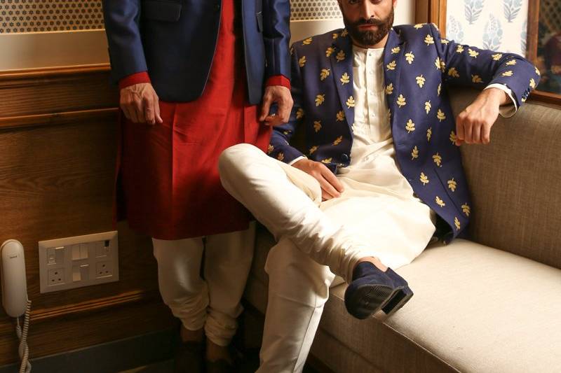 Jacket style sherwani