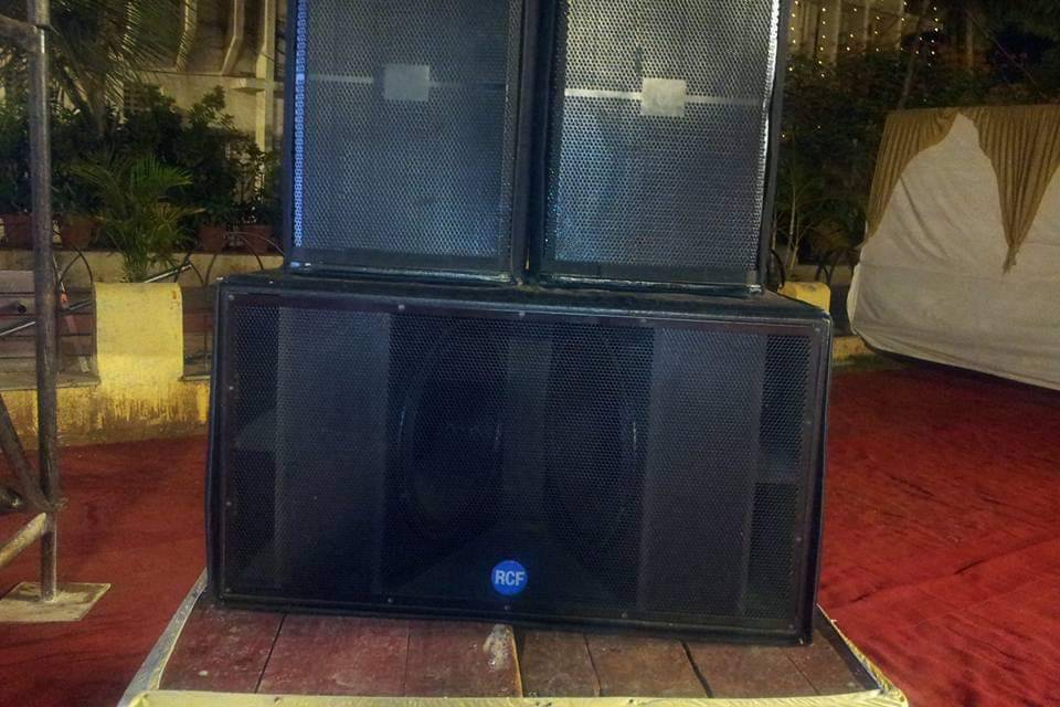 dj sound setup