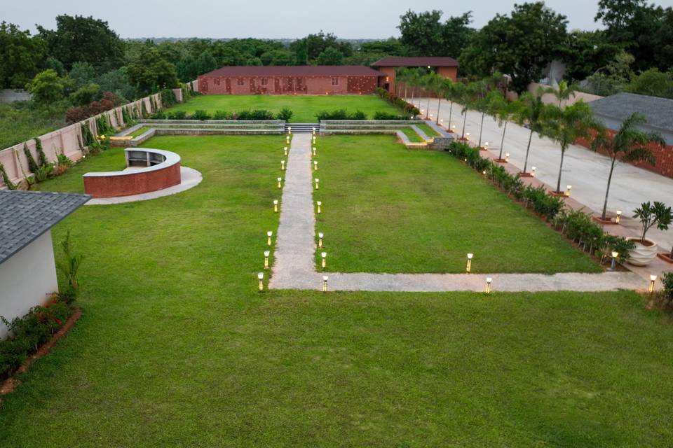Lawn area