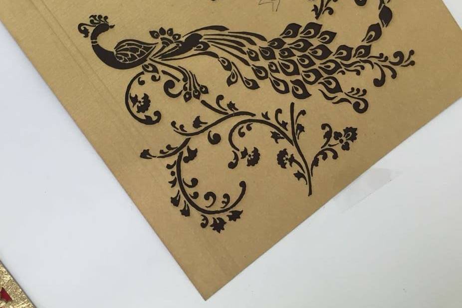 Wedding invitation card