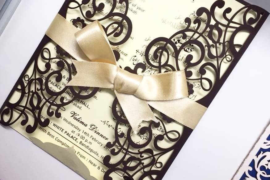 Wedding invitation card