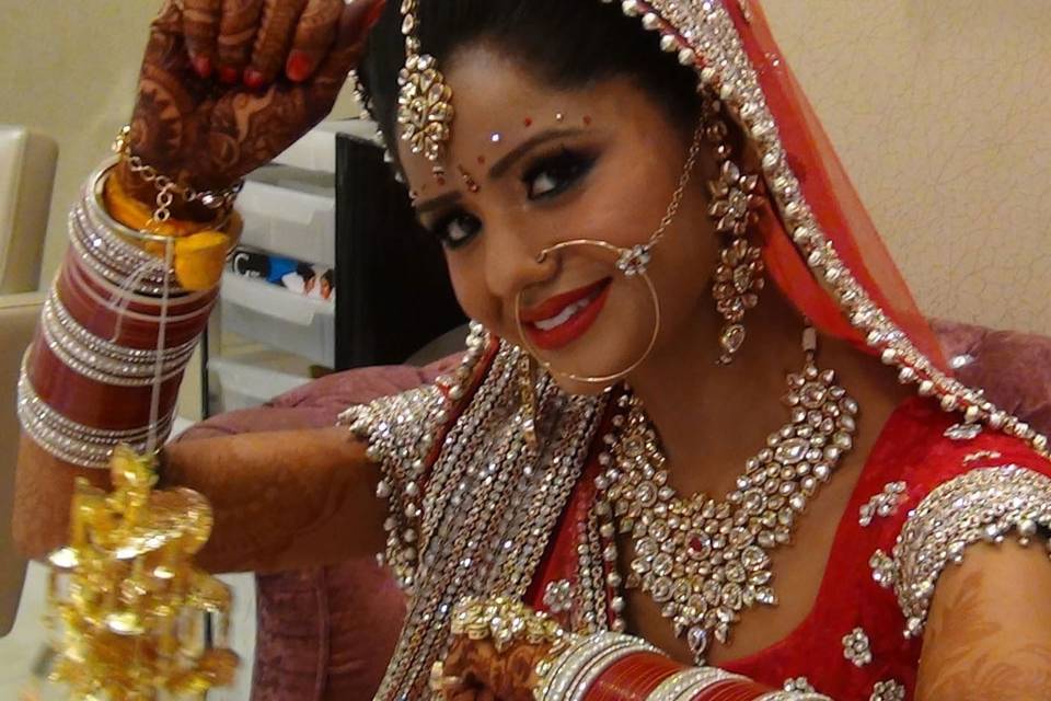 Bridal makeup