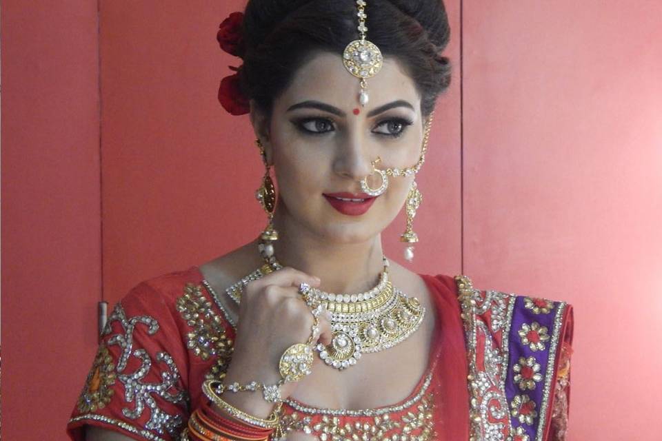 Bridal makeup