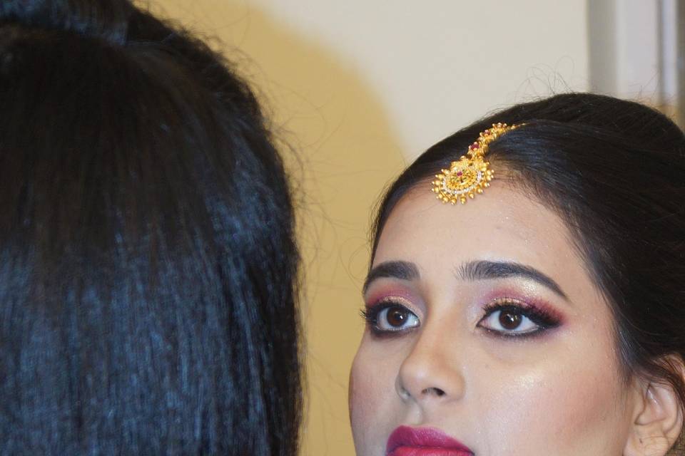 Bridal makeup