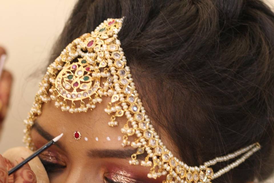 Bridal makeup