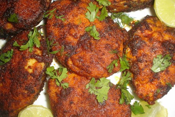 Fried surmai