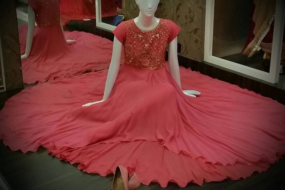 Designer gown