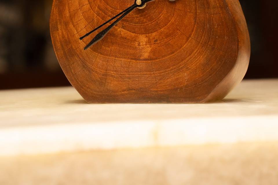 Wooden clock