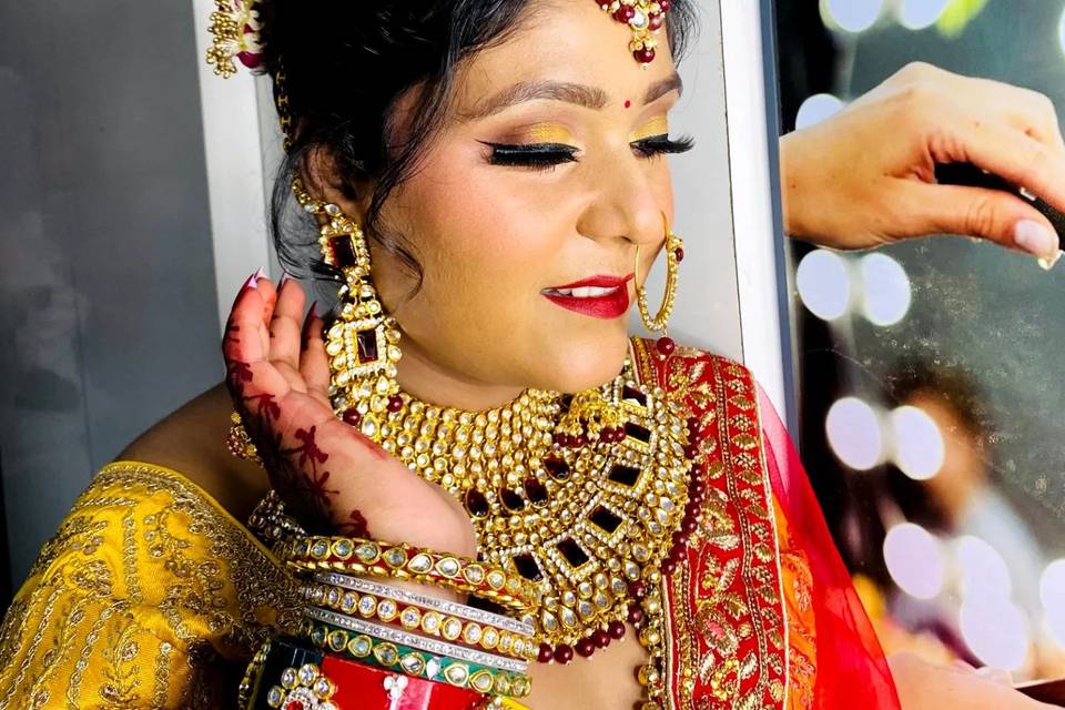 Bridal makeup