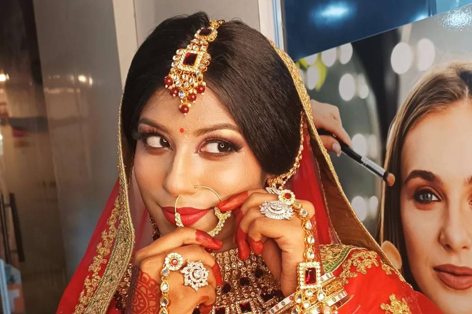 Bridal makeup