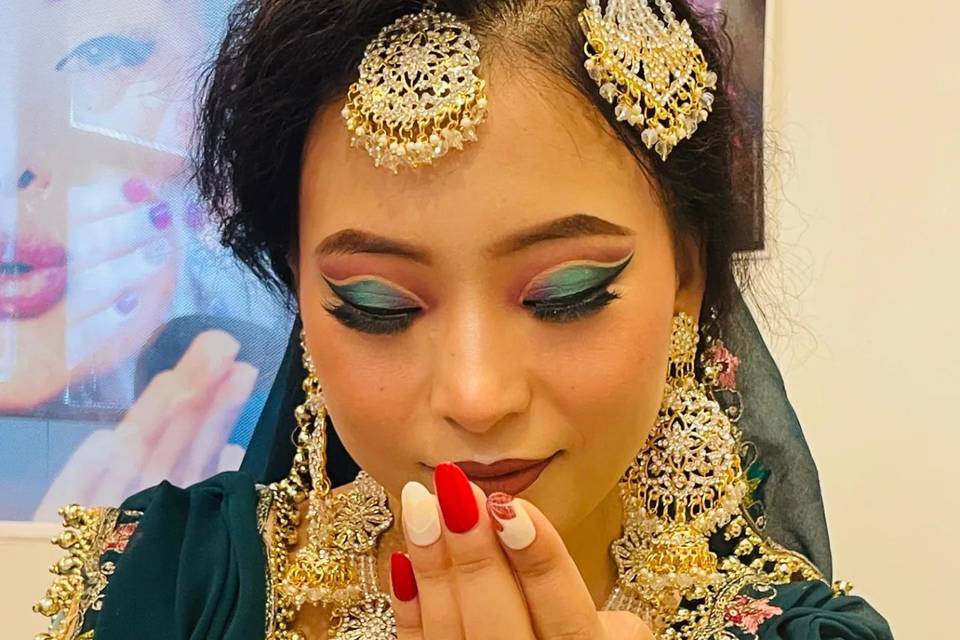 Bridal makeup