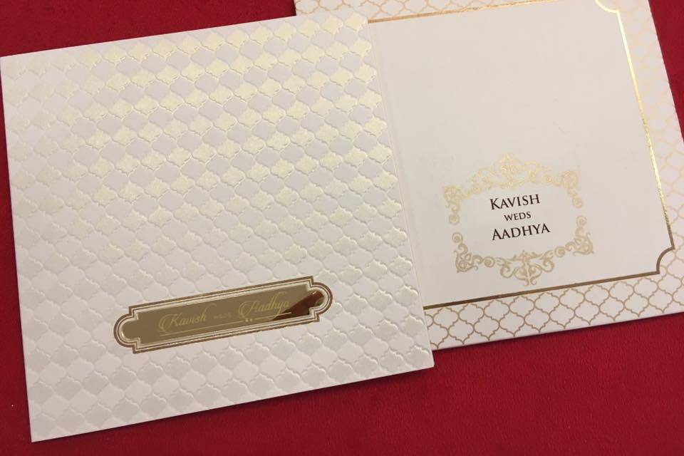 Wedding invitation card