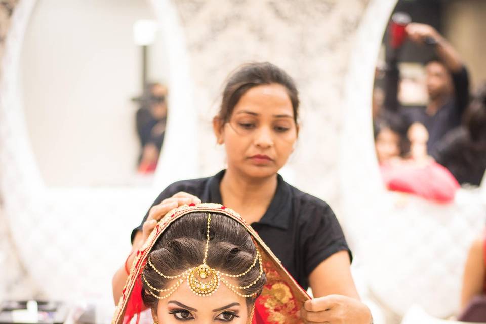 Bridal makeup