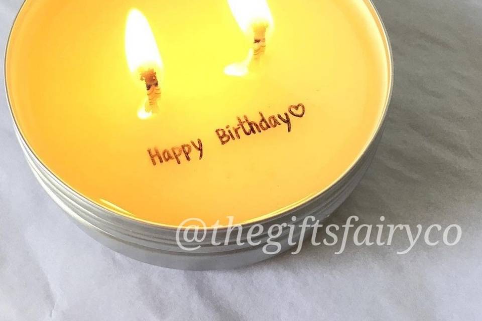 Message candle