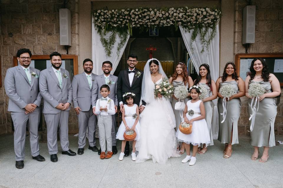 Bride's maid & Groom's men