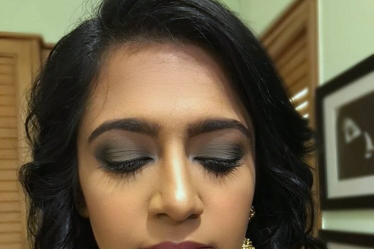 Bride - Grey smokey eye