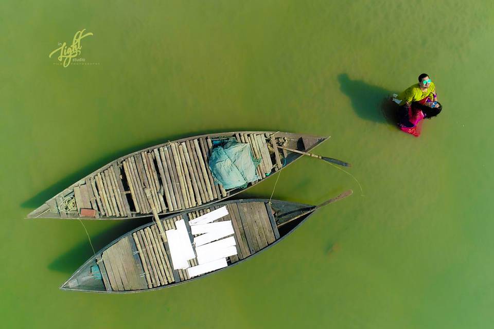 Aerial Prewedding shoot