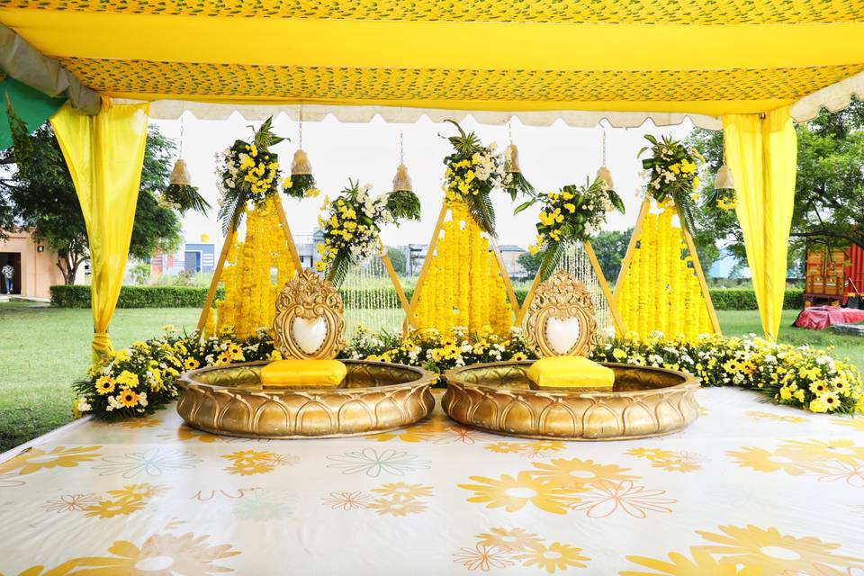 Haldi / Nalangu decor