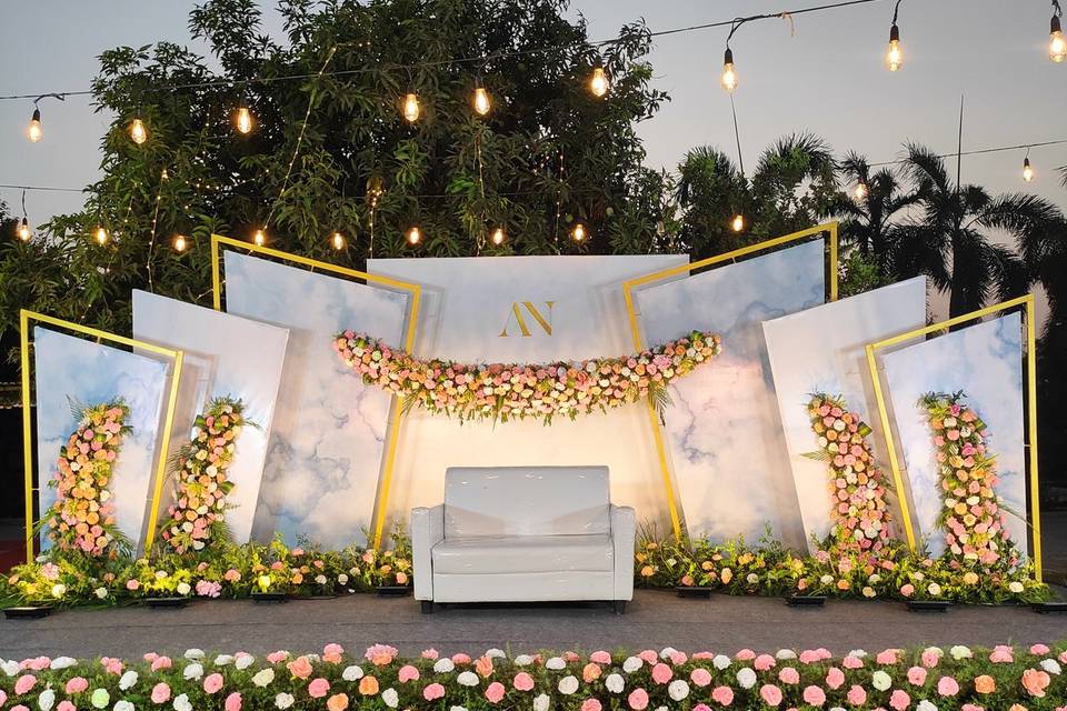 Elegant stage decor