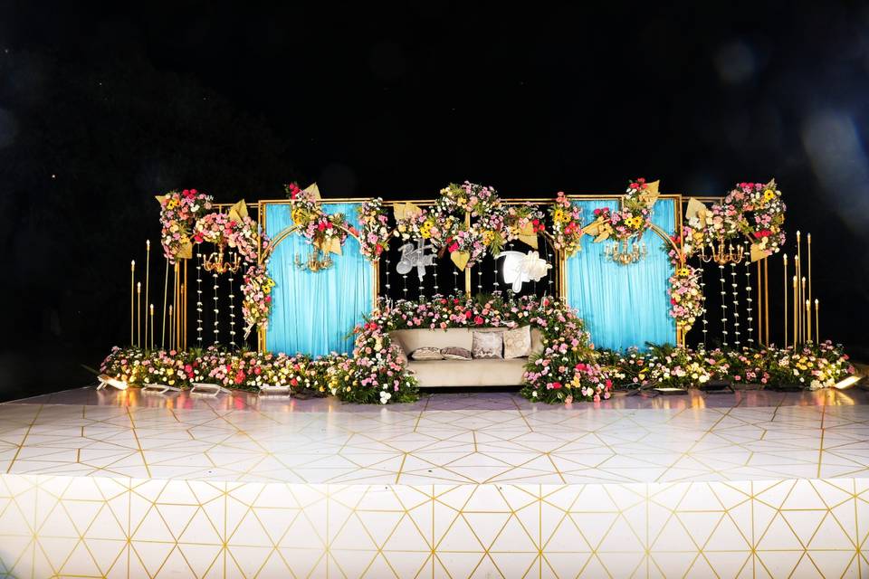 Reception stage