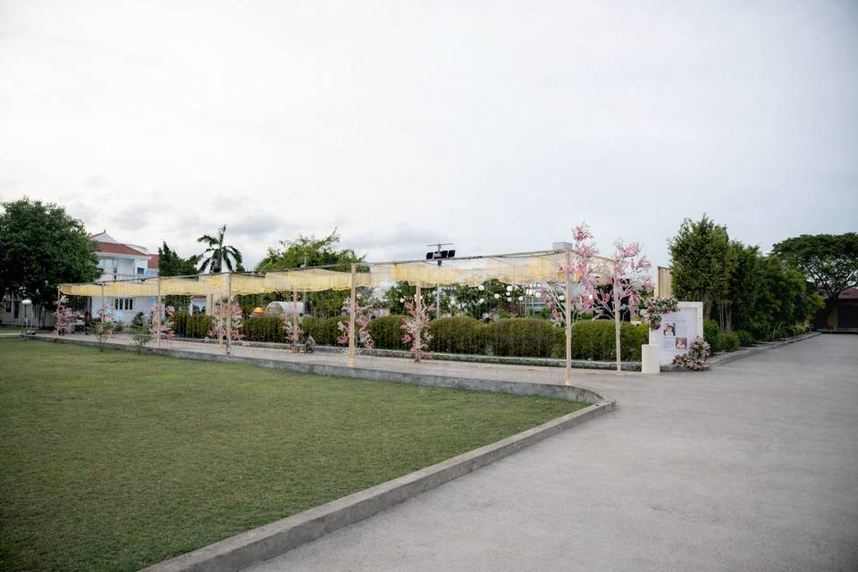 Entry path - Anand Farms