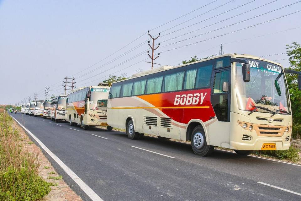 Luxury wedding transport