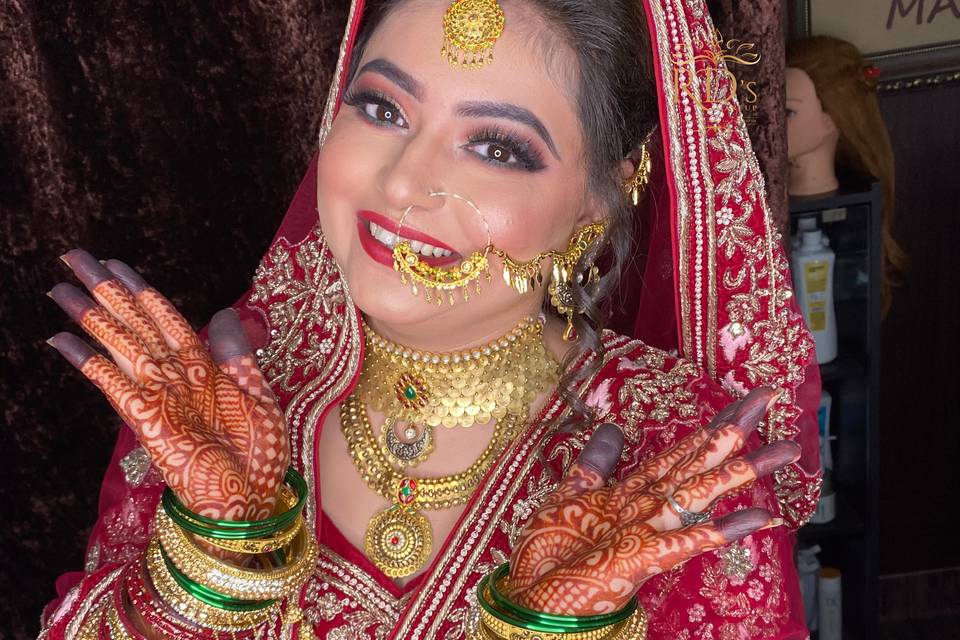 Bridal makeup