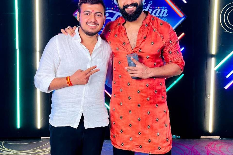 With Vicky Kaushal