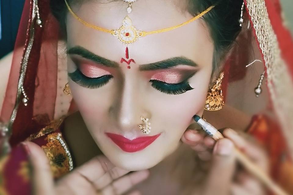 Bridal makeup