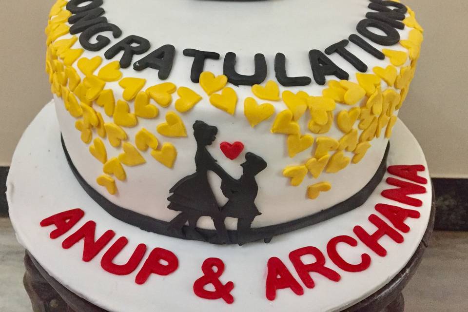 The proposal cake