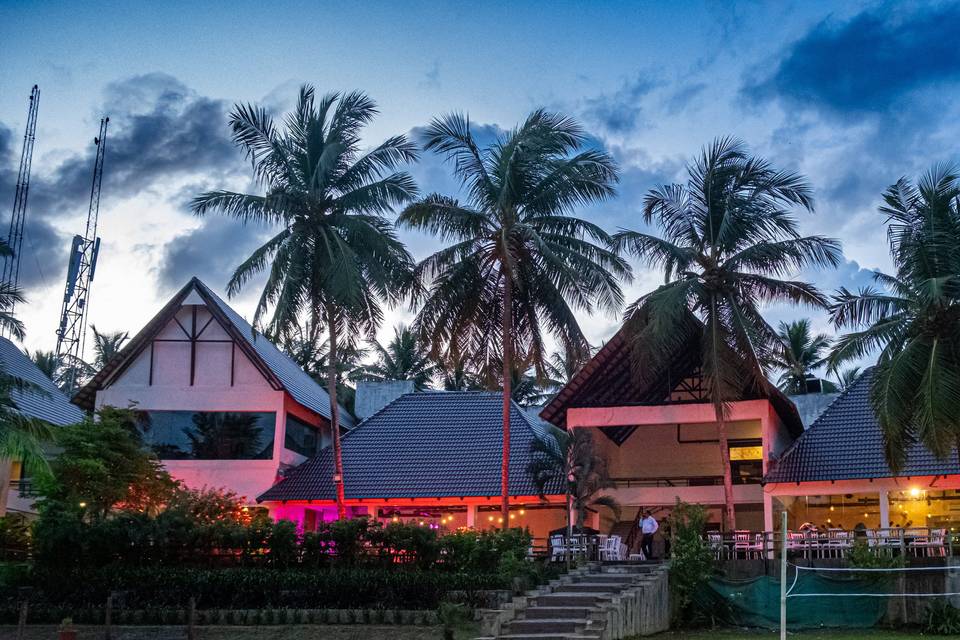 Resort at evening