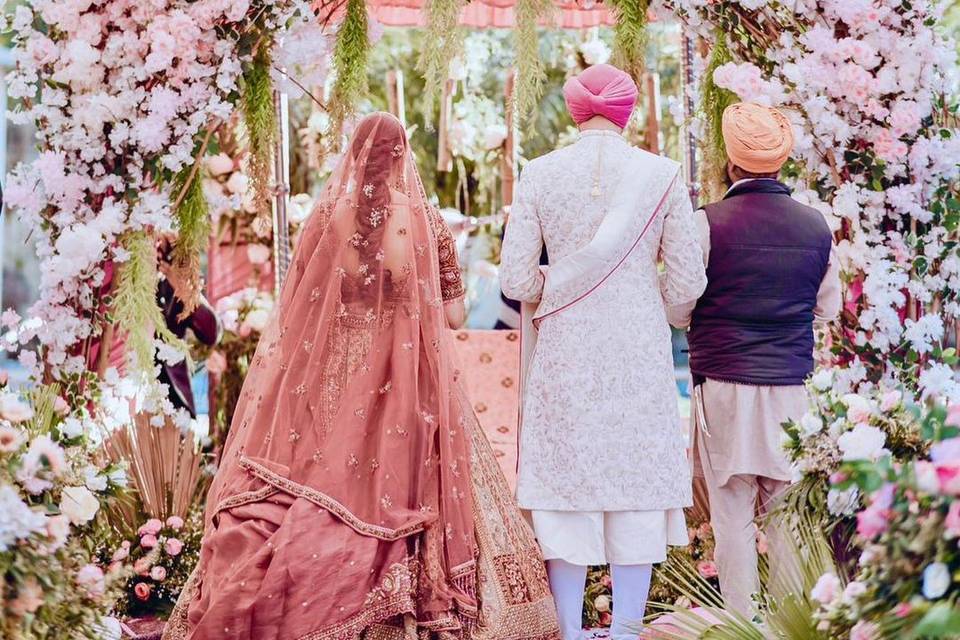 Beautiful Pastels Anand karaj