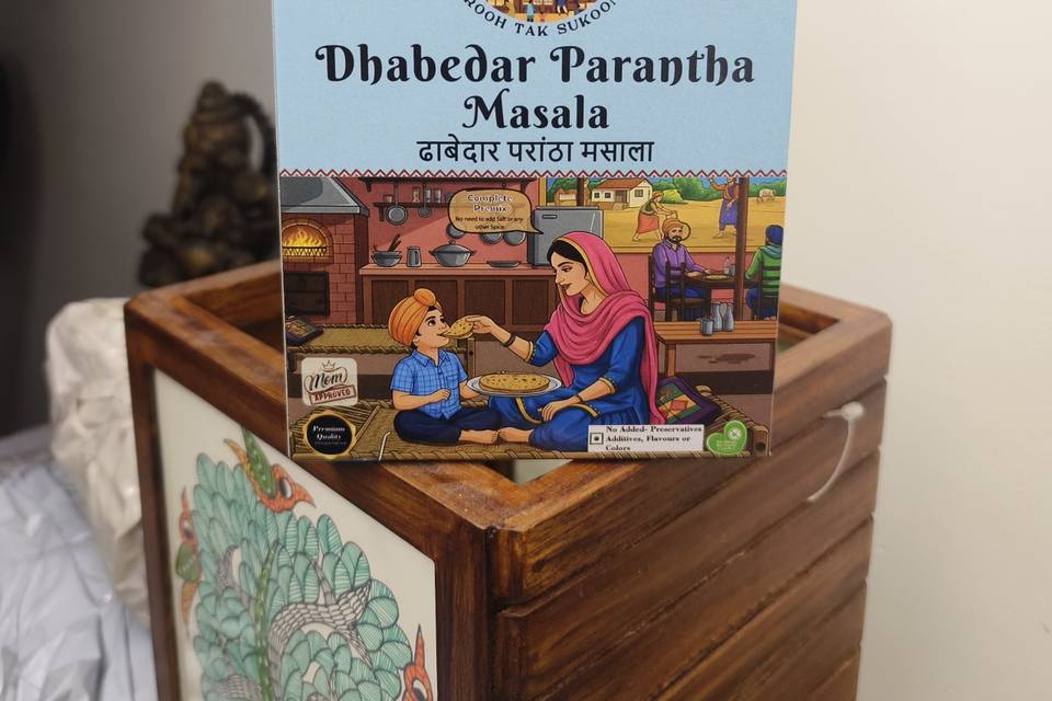 Paratha Masala Packing by BKR