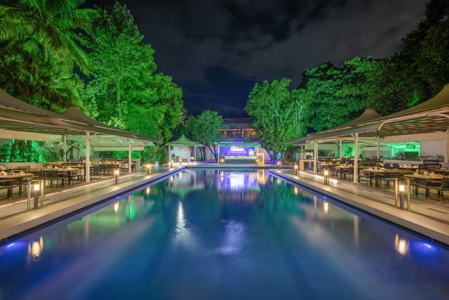 Poolside restaurant