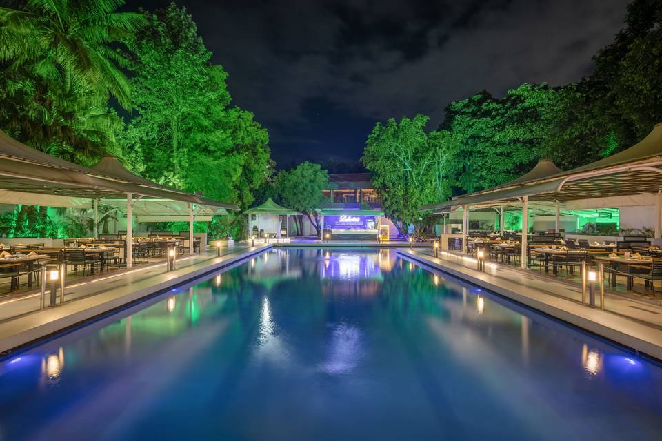 Poolside restaurant