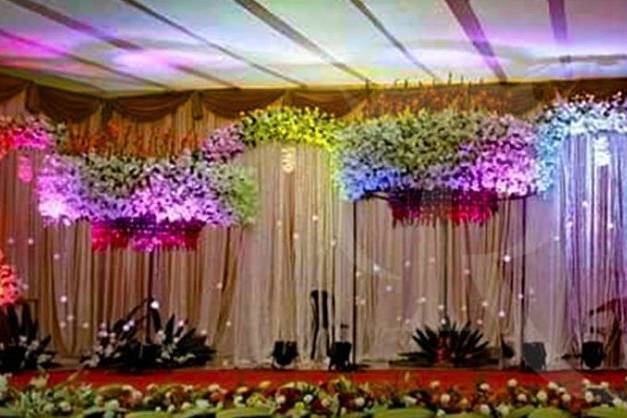 Stage decor and lighting