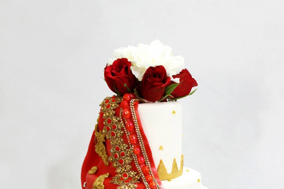 Dupatta Cake