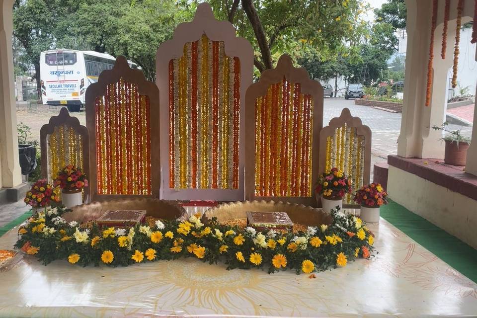 Haldi decor