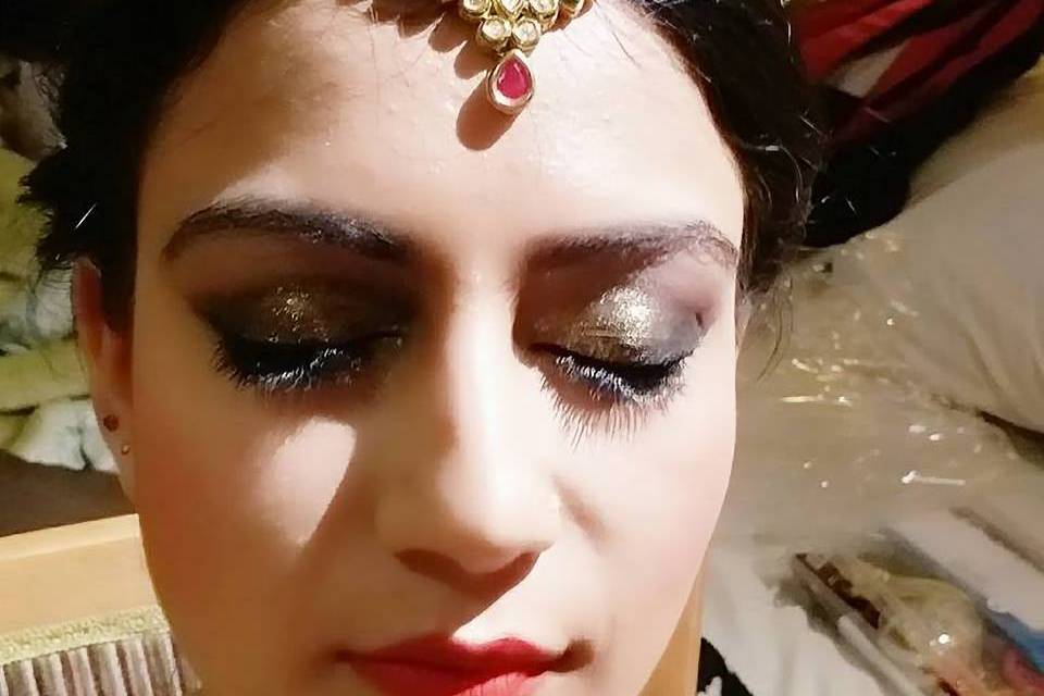 Bridal makeup