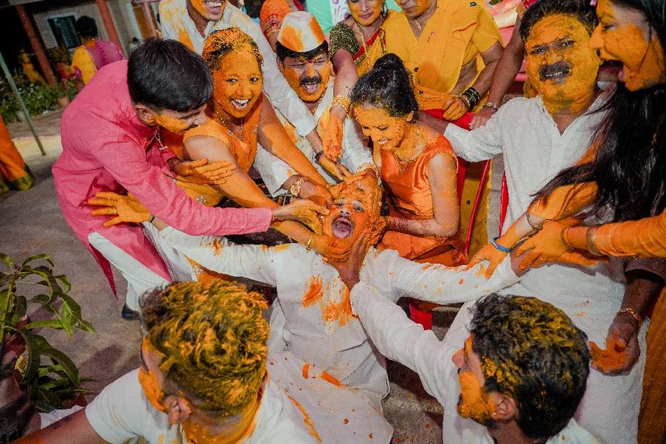 Pooj yash locdown wedding