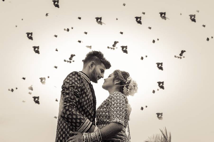 Pooj yash locdown wedding